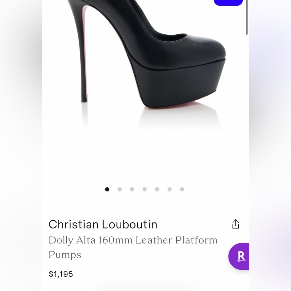 Christian Louboutin Black Platform Pumps